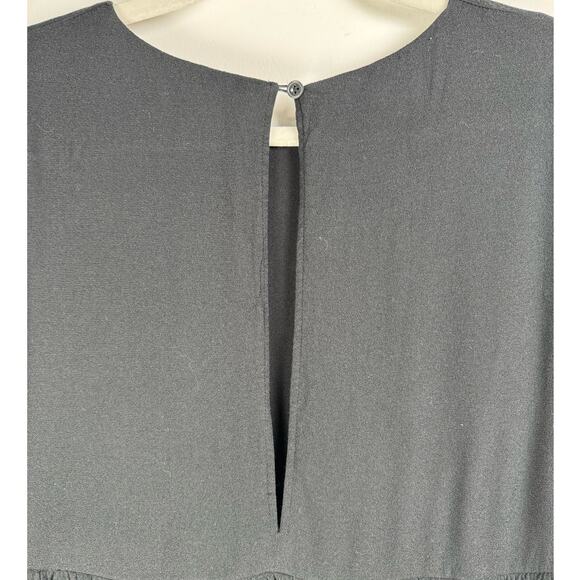 Aritzia Preppy Coquette Prairie Whimsygoth Fairy Grunge Tiered Babydoll Dress M - Picture 5 of 9